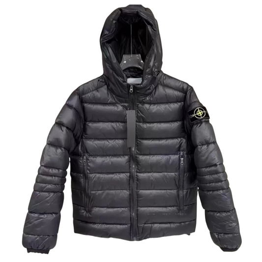 Stone Island Down Jacket Black