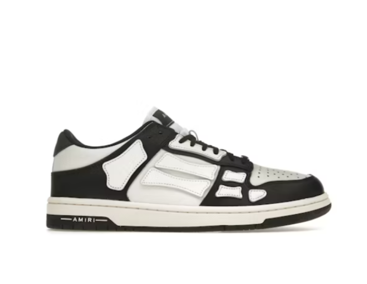 Amiri Skel Top Low Black White
