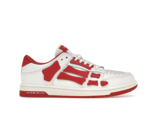 Amiri Skel Top Low White Red