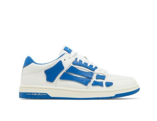 Amiri Skel Top Low White Blue