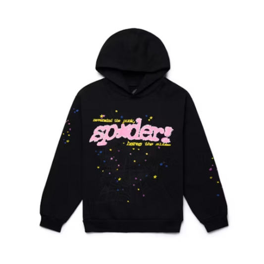 SP*DER Hoodie Black/Pink
